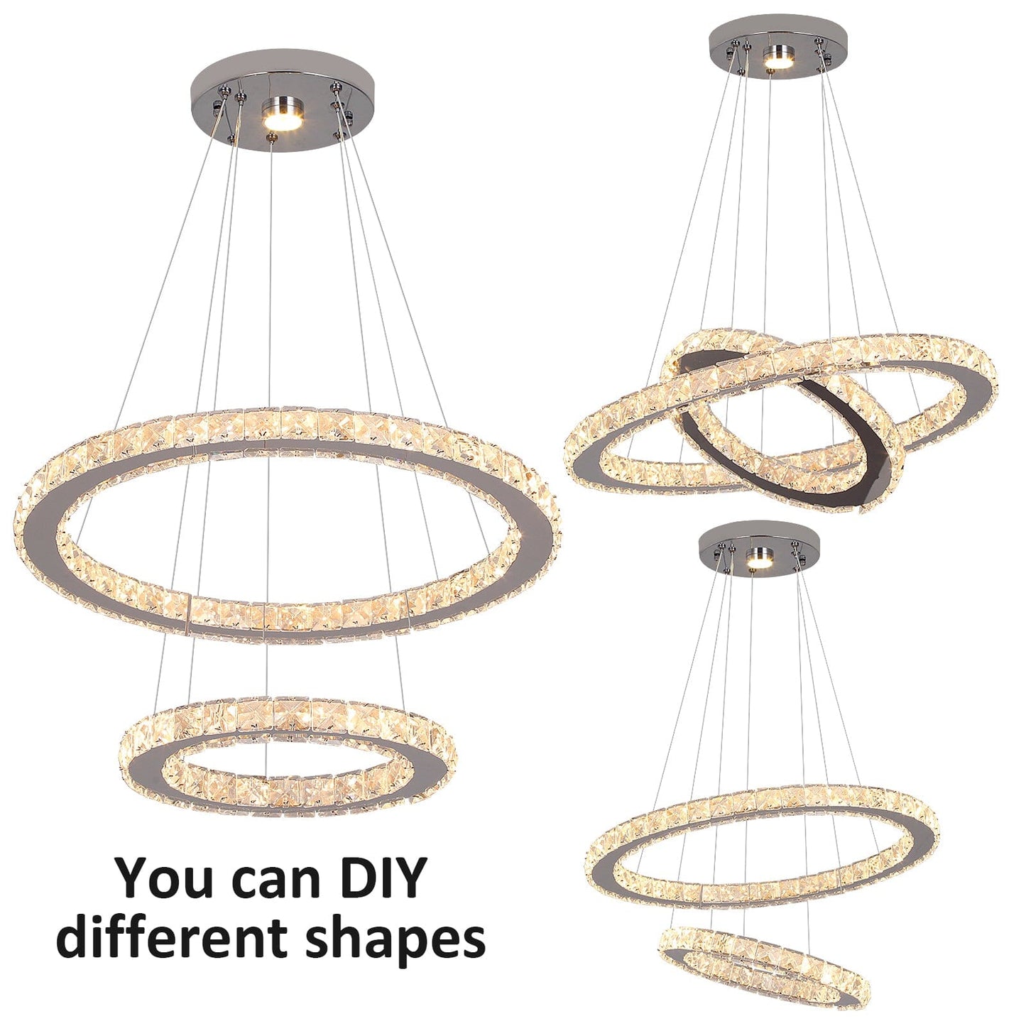 Daniel Ring Chandelier Modern Timeless Lantern Style Wall Lamp - Zynella