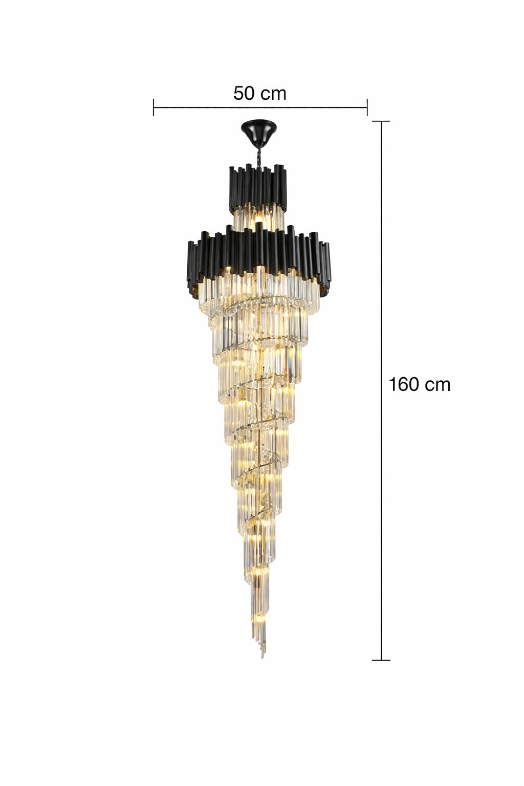 New York Black Royal Chandelier