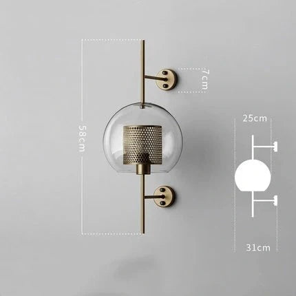 Elouise Modern Glass Lamp