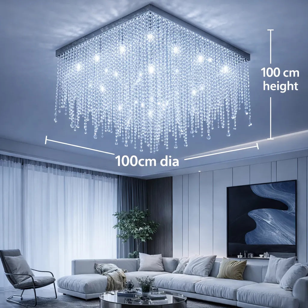 Auren Square Frame Ceiling Lamp