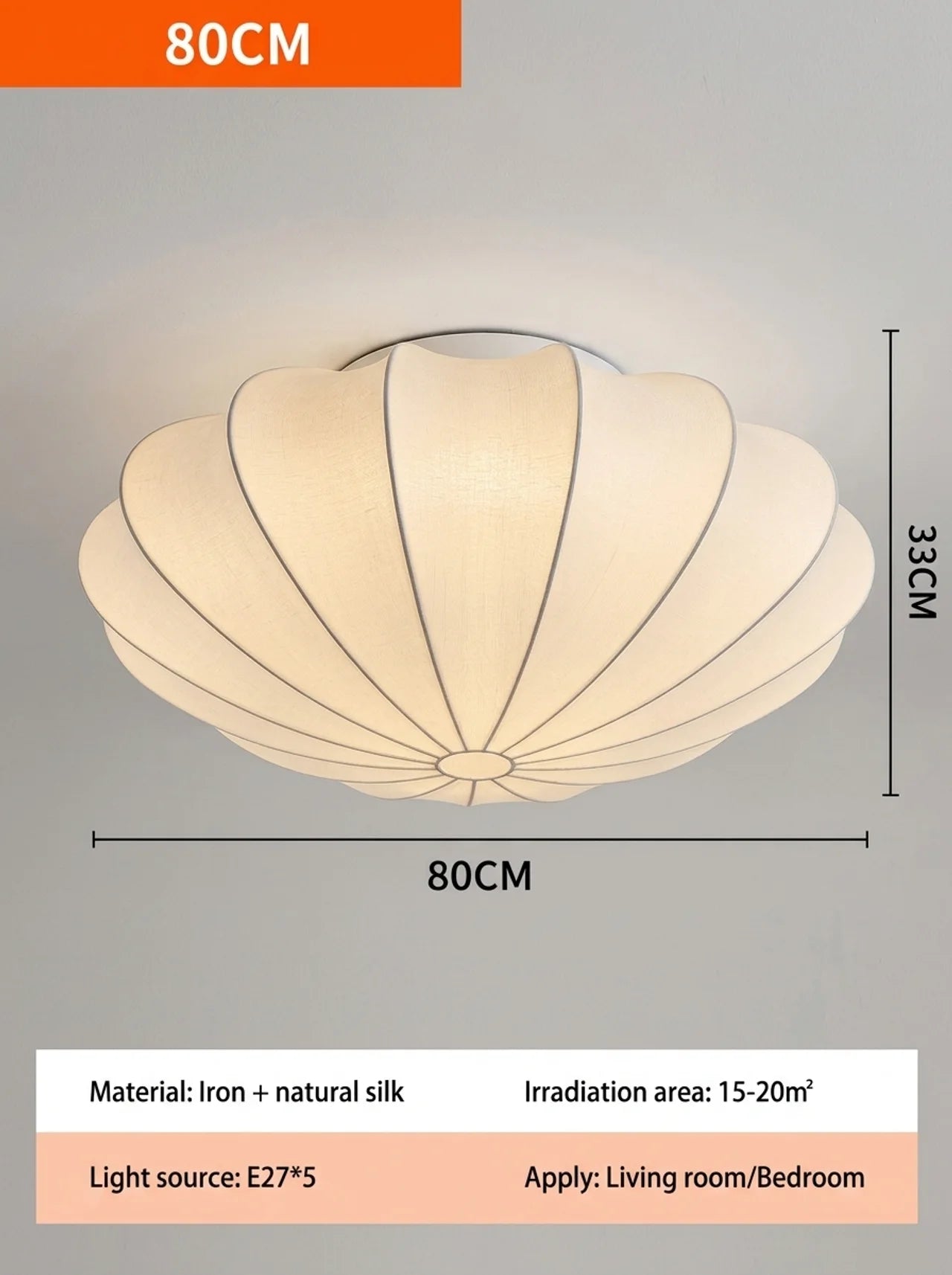 Zynella Glow Silk Pendant Light