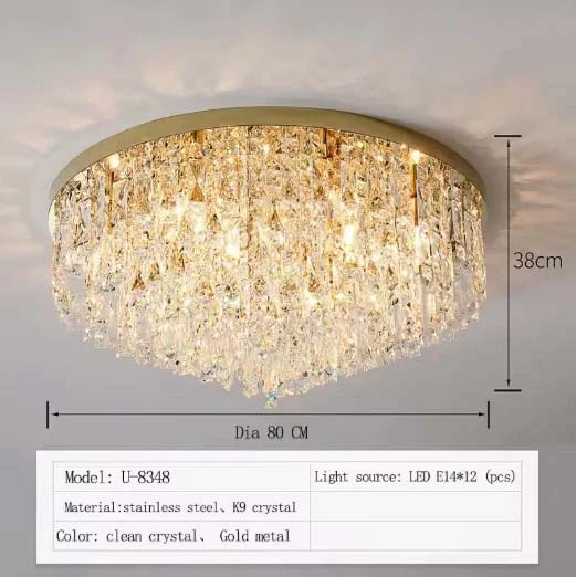 Mayfair K9 Crystal Lamp
