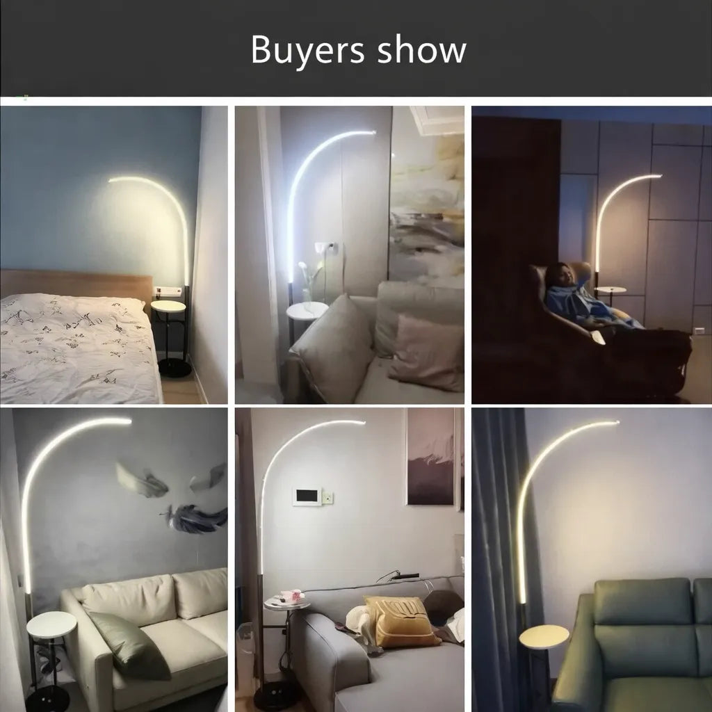 Klevin Marble Tray Modern Floor Lamp