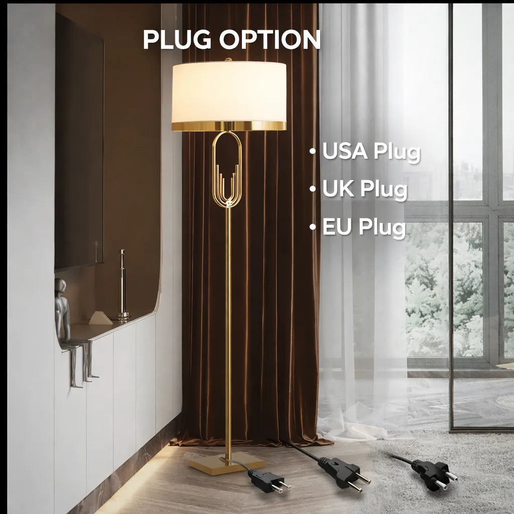 Golden Art Decor Floor Lamp
