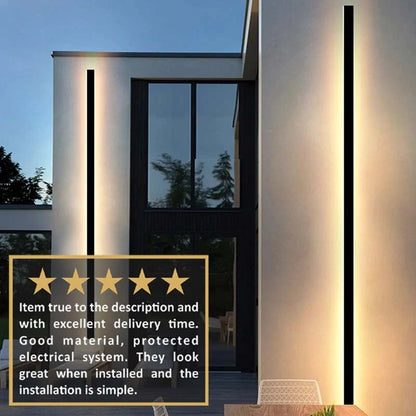 Zynella Linear: The Architectural Outdoor LED Sconce (IP65 Waterproof)