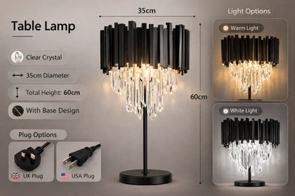 Ivy Crystal Floor & Table Lamp