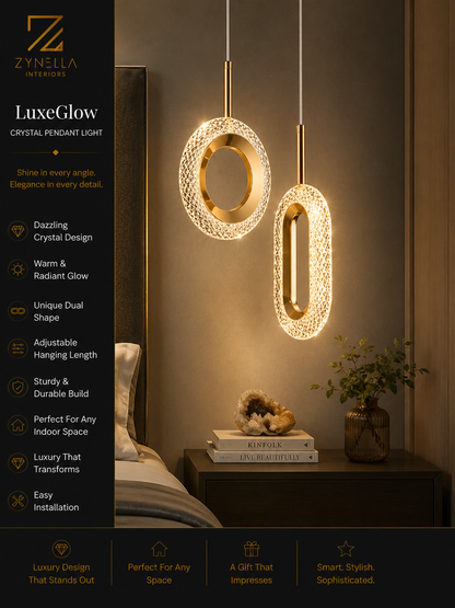 Zynella Modern LED Bedside & Corridor Pendant Light