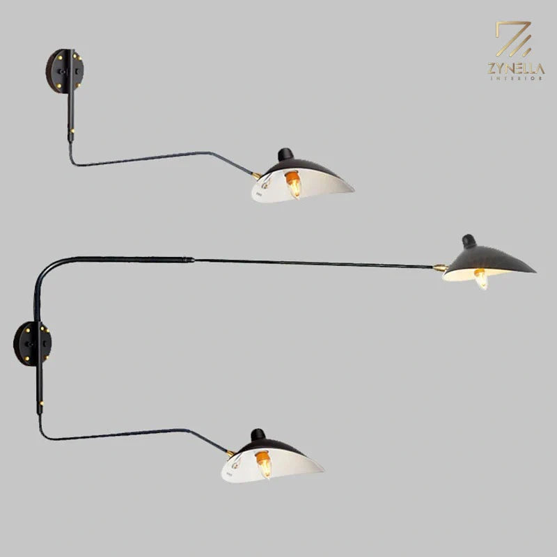 Dual Arc Modern Modern Wall Lamp