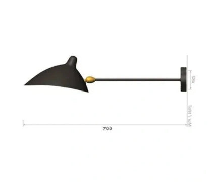 Dual Arc Modern Modern Wall Lamp