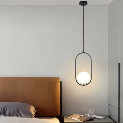 Zynella Stellar: Artistic Starry-Sky Glass Bedside Pendant