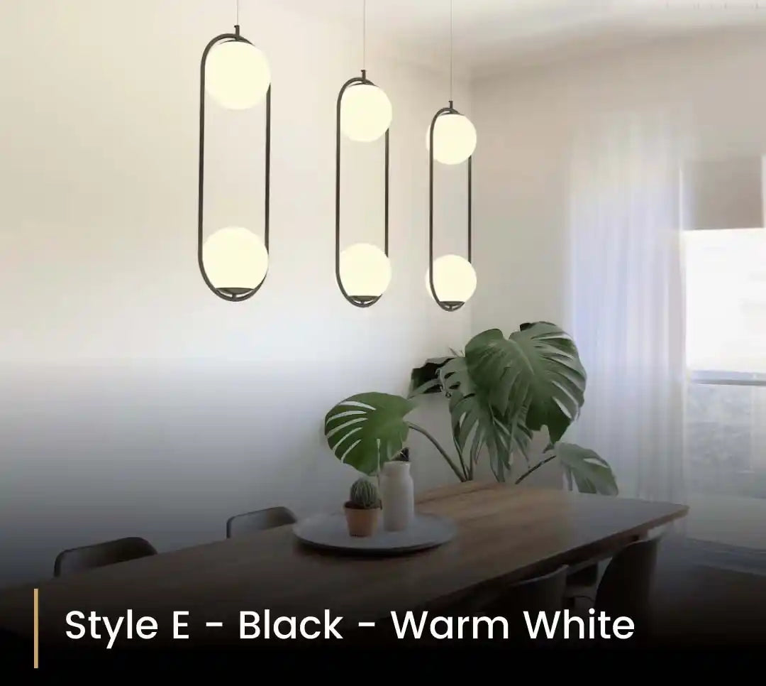 Zynella Stellar: Artistic Starry-Sky Glass Bedside Pendant