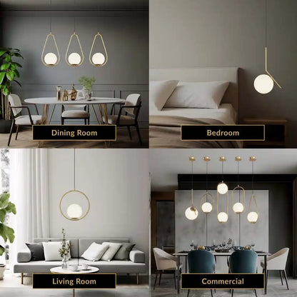 Zynella Stellar: Artistic Starry-Sky Glass Bedside Pendant