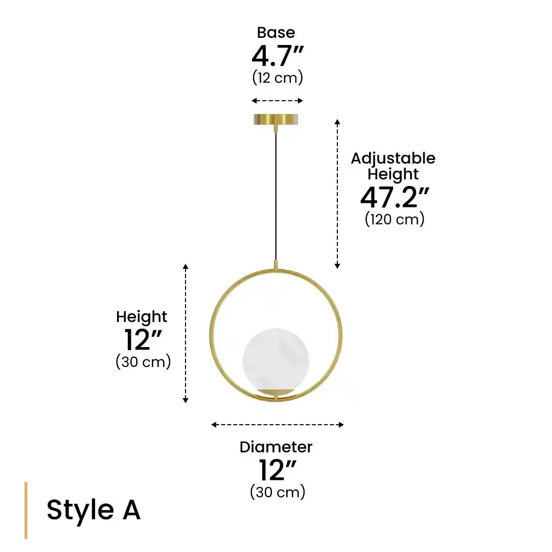 Zynella Stellar: Artistic Starry-Sky Glass Bedside Pendant