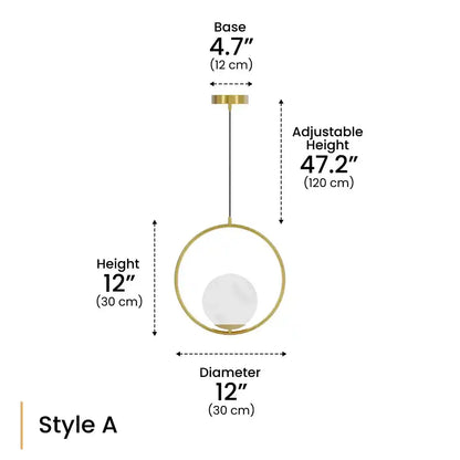 Zynella Stellar: Artistic Starry-Sky Glass Bedside Pendant