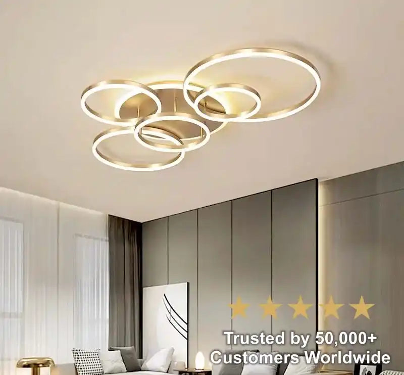 Zynella Halo: Smart Multi-Directional LED Chandelier
