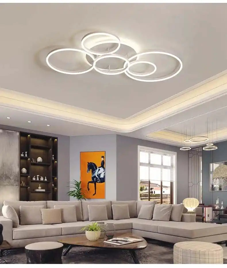 Zynella Halo: Smart Multi-Directional LED Chandelier
