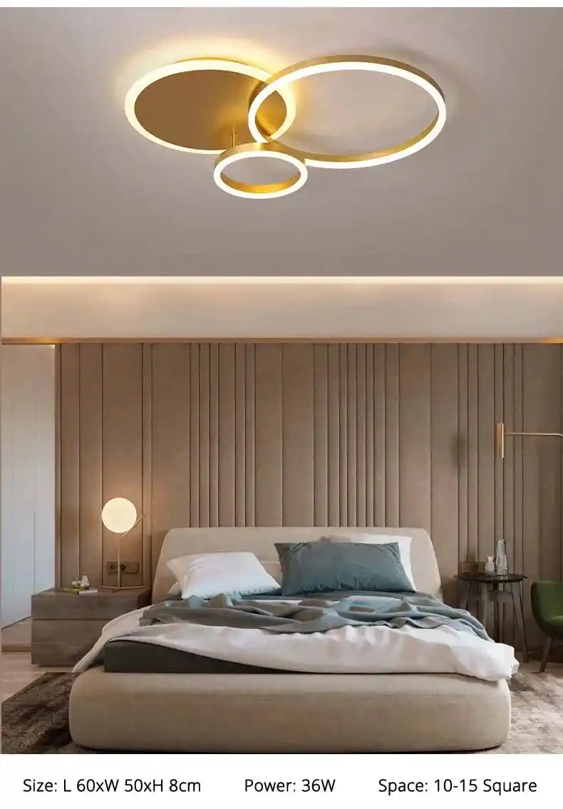 Zynella Halo: Smart Multi-Directional LED Chandelier