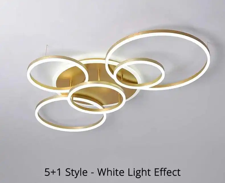 Zynella Halo: Smart Multi-Directional LED Chandelier