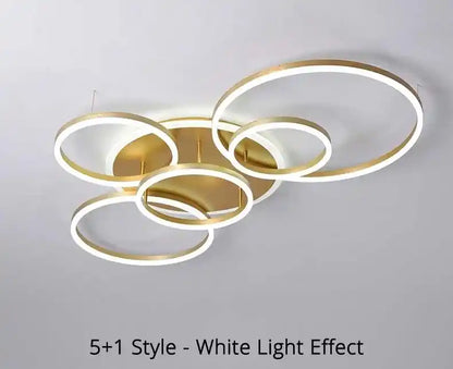Zynella Halo: Smart Multi-Directional LED Chandelier