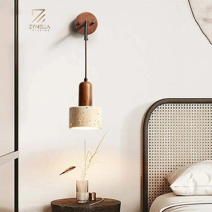 Isla Glow Travertine Wall Lamp