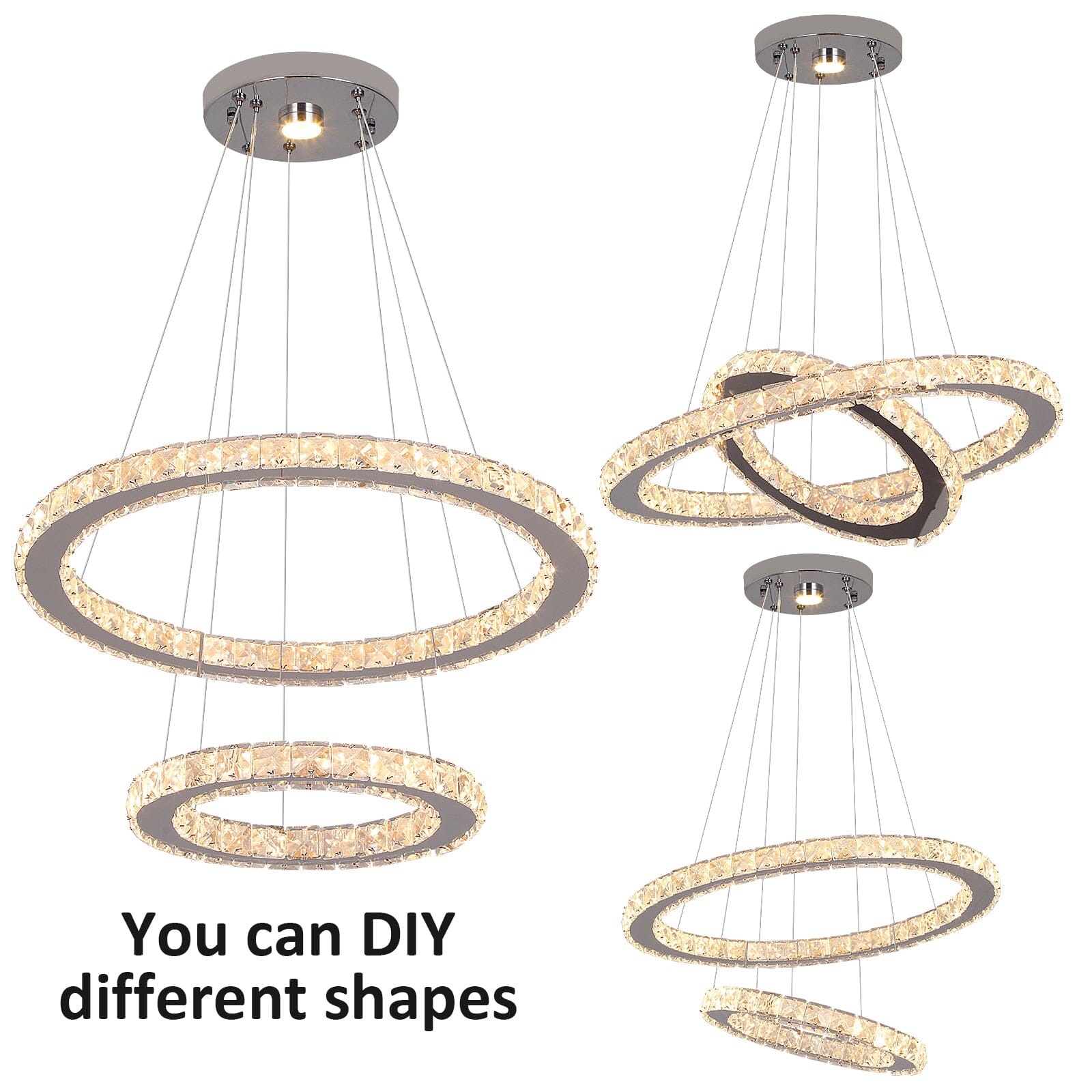 Daniel Ring Chandelier Modern  Timeless Lantern Style Wall Lamp - Zynella