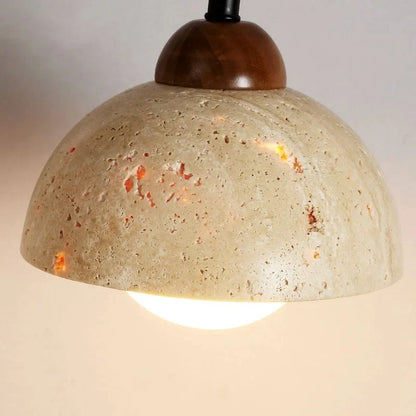Isla Glow Travertine Wall Lamp
