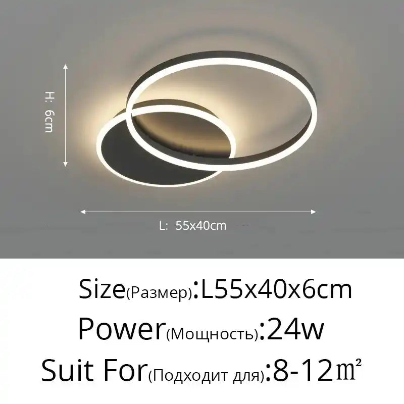 Zynella Halo: Smart Multi-Directional LED Chandelier