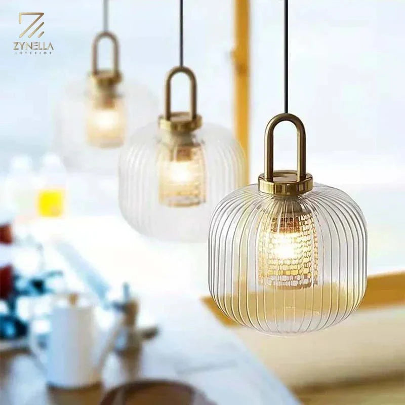 Arnault Fluted Glass Pendant