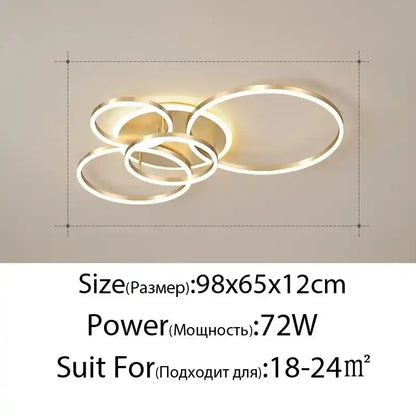Zynella Halo: Smart Multi-Directional LED Chandelier