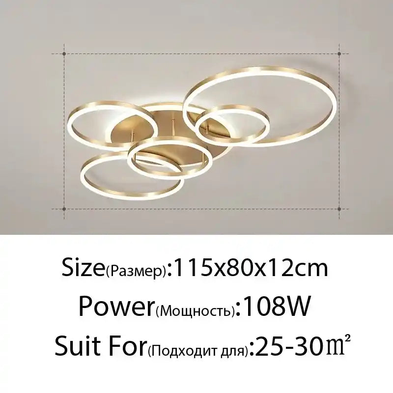 Zynella Halo: Smart Multi-Directional LED Chandelier
