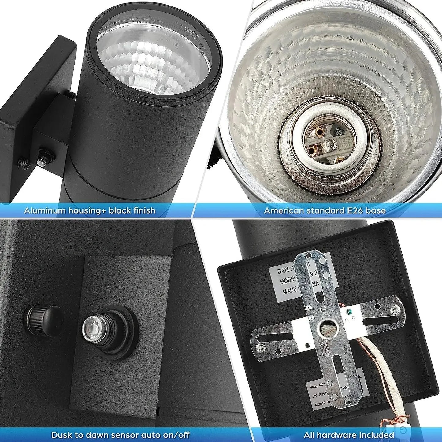 Beacon Dual-Head Outdoor Wall Light