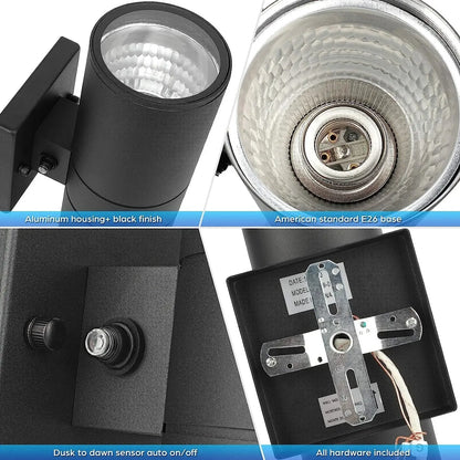 Beacon Dual-Head Outdoor Wall Light