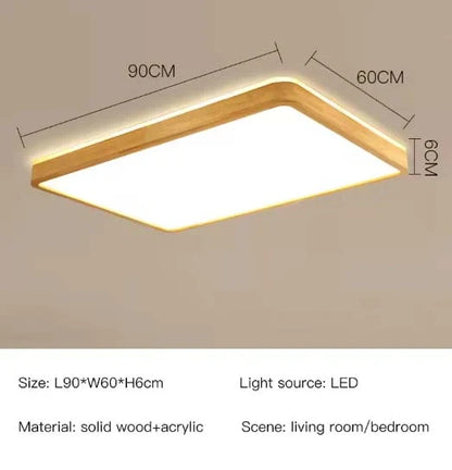 Ella Classic Wooden Ceiling Lamp