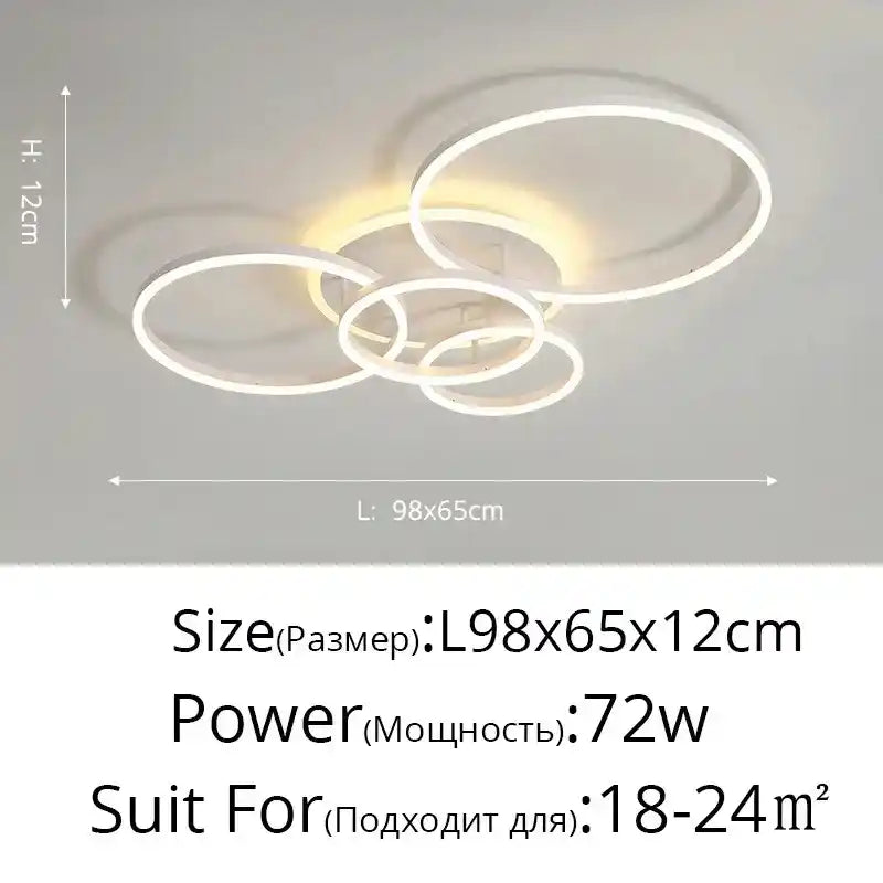 Zynella Halo: Smart Multi-Directional LED Chandelier