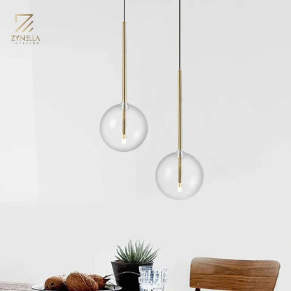 The Opal Globe Pendant Light