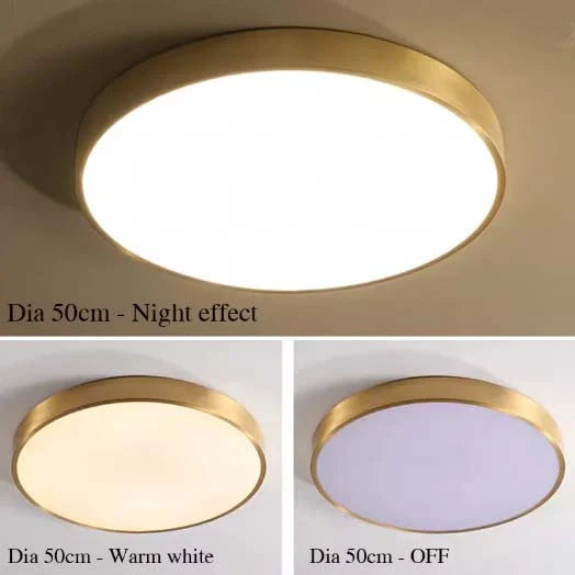 Elara Copper Classic Ceiling Lamp