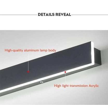 Zynella Linear: The Architectural Outdoor LED Sconce (IP65 Waterproof)