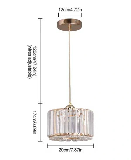 Danielle Crystal Ceiling Lamp