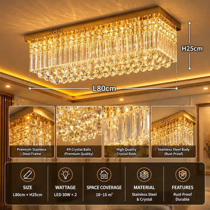 Crystal Prism Antique chandelier