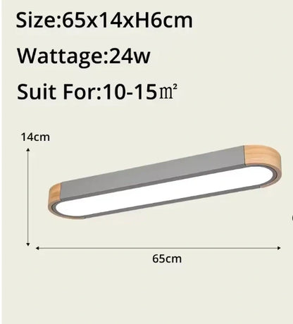 Ida Wooden Modern Ceiling Lamps