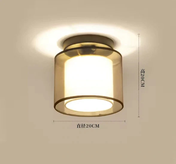 Magnus Fabric Shade Ceiling Lamp