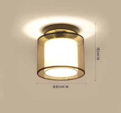 Magnus Fabric Shade Ceiling Lamp