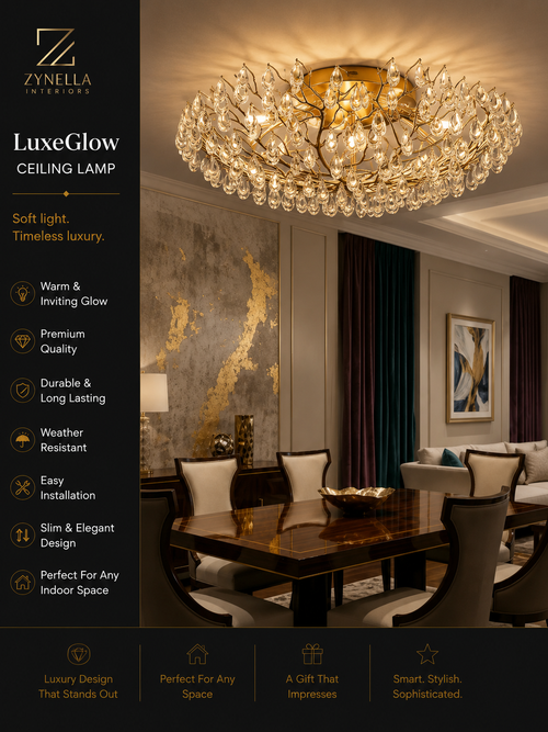 Alara Crystal Ceiling Lamp