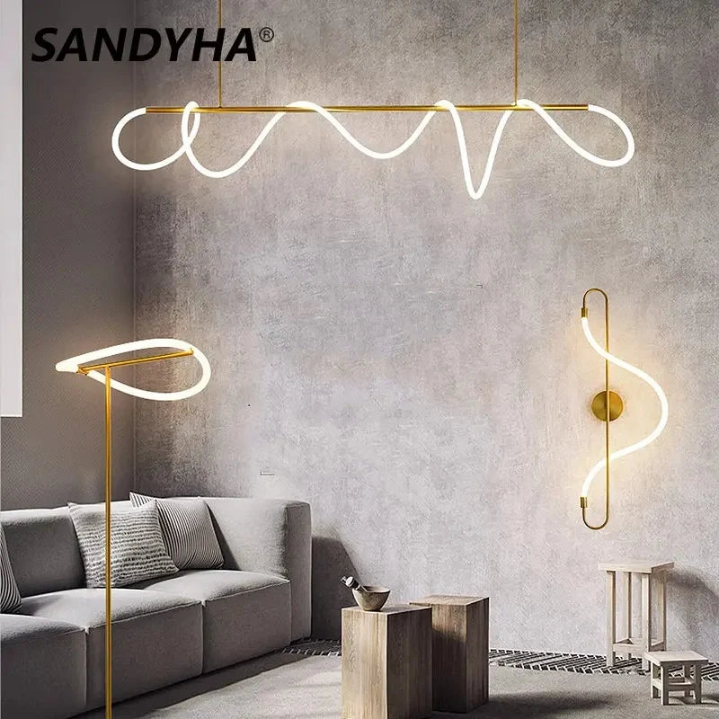 Soraya Swirl Lamp Collection