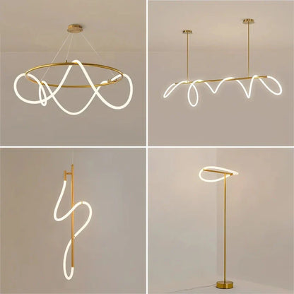 Soraya Swirl Lamp Collection