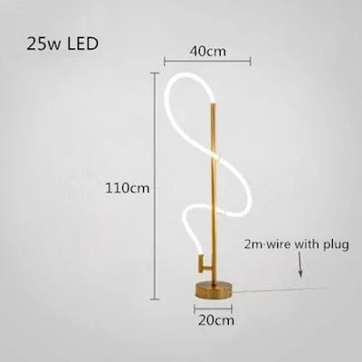 Soraya Swirl Lamp Collection