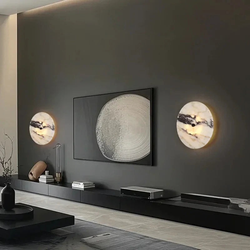 Thornell Modern Marble Wall Lamp