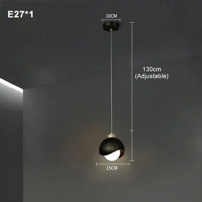 Zynella Gemini: Nordic Double-Head Crystal Pendant