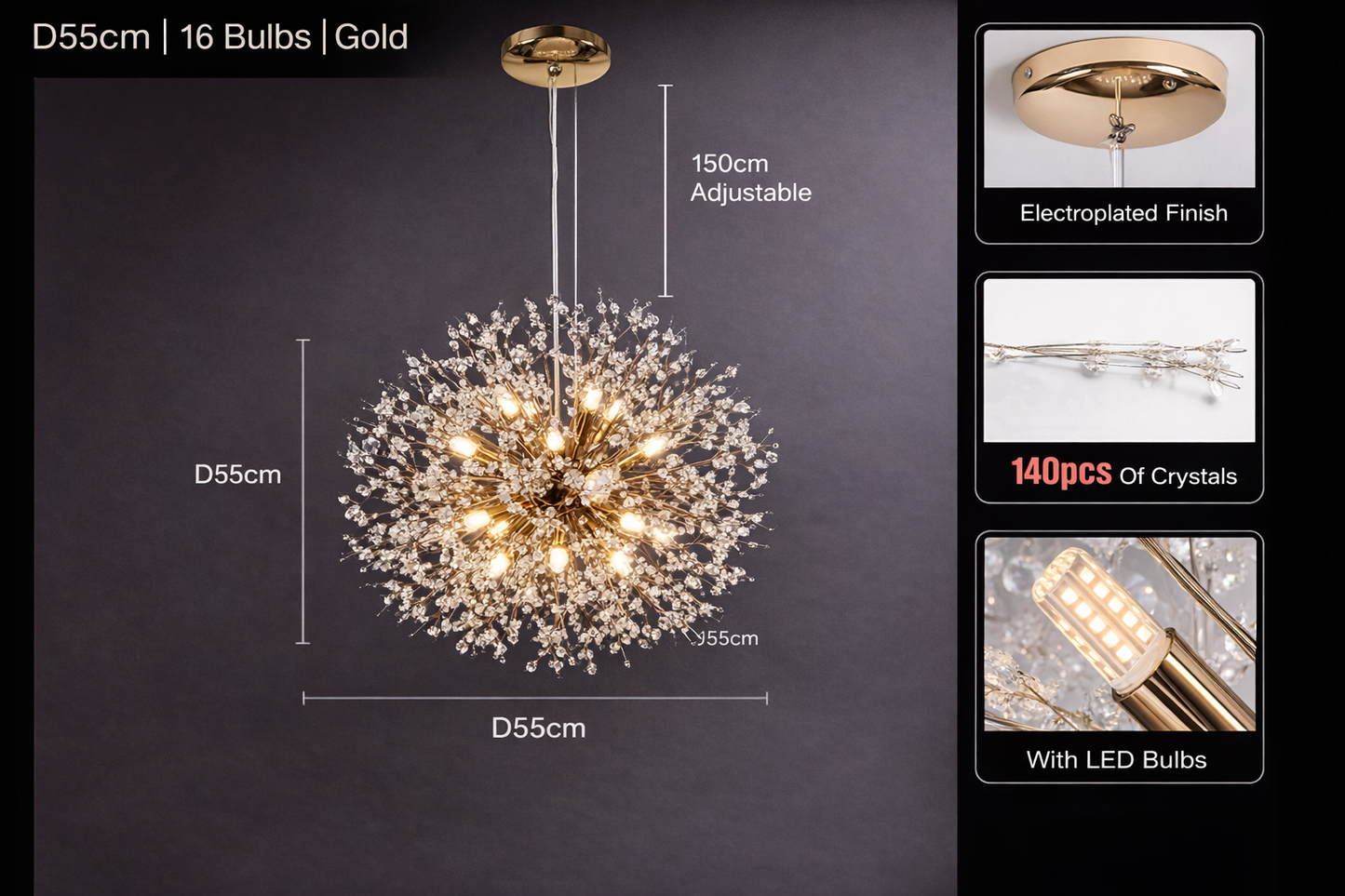 Dandelion Modern Pendant Light