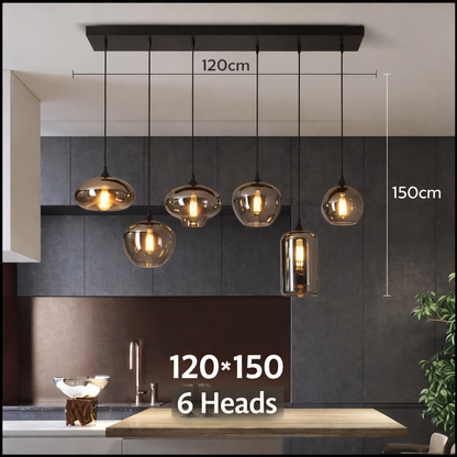 Freya Glass Chandelier